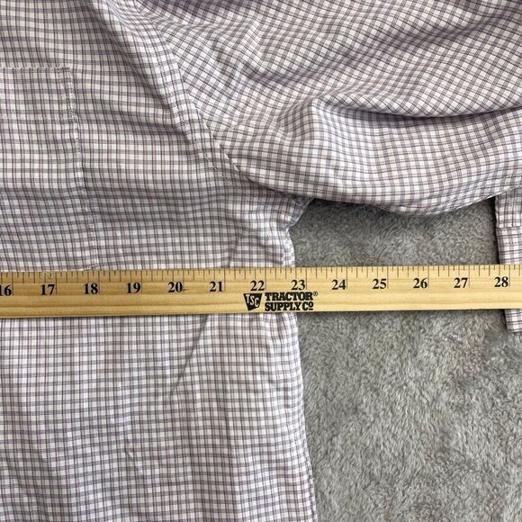 NEW Banana Republic Men's XL Slim Fit Checkered Dress Shirt Button down - Picture 7 of 8